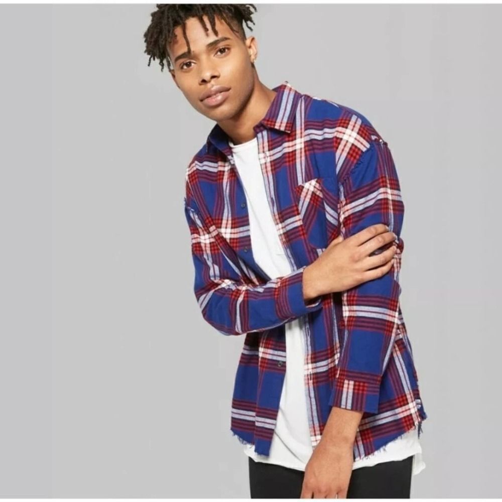 Original Use Flannel Button Down Size M - image 1